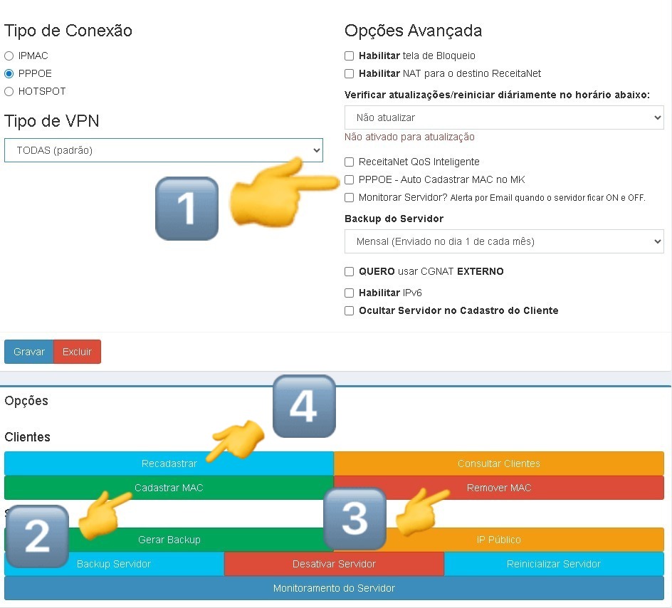 Exemplo de MAC Address no MikroTik