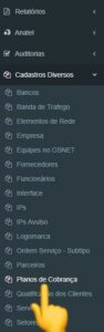 Criar plano avulso no ReceitaNet