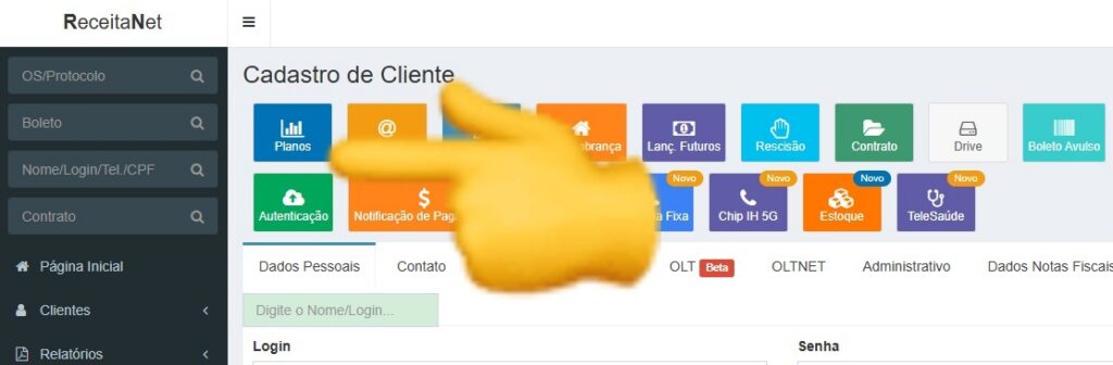 Vincular Plano de Cobrança ao cliente