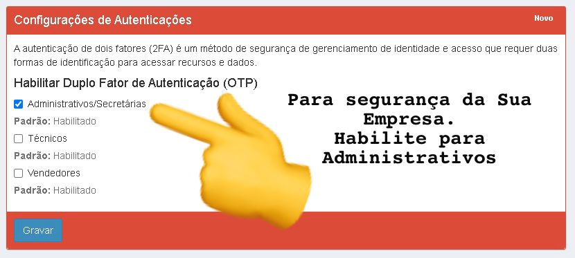 Ativar Segurança