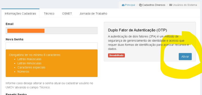 1 Usuário 2FA