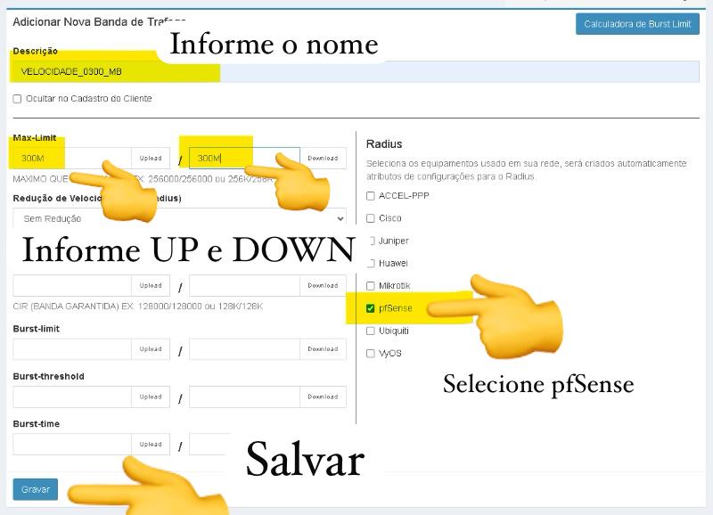 pfSense Banda
