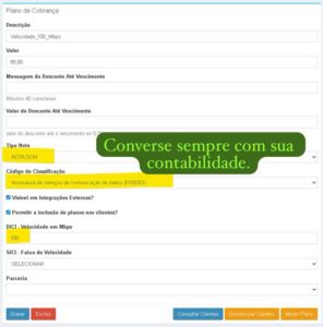 Planos de Cobrança