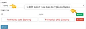 Incluir serviços da TV Zapping no plano de cobrança